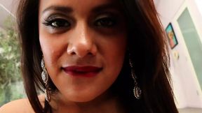 Selma Sins a horny woman with hair on her pussy gets