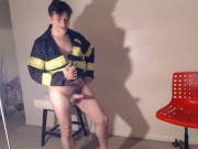 Hot Naked Firefighter Cumming Just 4 U All!