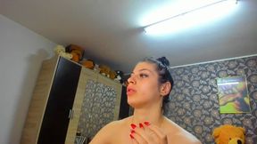 vibe me 25 and u join in my show and there u can see anal, dp, deepthroat, cum creamy, squirt depends how naughty u can be :*