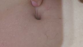 Extreme Close-Up of My Belly Button – Intimate Navel Fetish Focus, Detailed Skin Texture, Deep Zoom, Soft Breathing, Realistic Body Worship Content