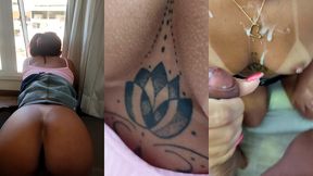 sai de sainha sem calcinha, encontrei um safado no elevador e ele arrombou meu cu e me deu banho de leite.