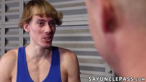 Matt Steel put coach Jordi Massive dick in his mouth to join the team