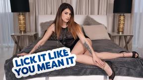 ”Lick It Like You Mean It”