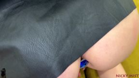 Asian MILF with Big Ass My Fetish Slut in Skirt 60fps