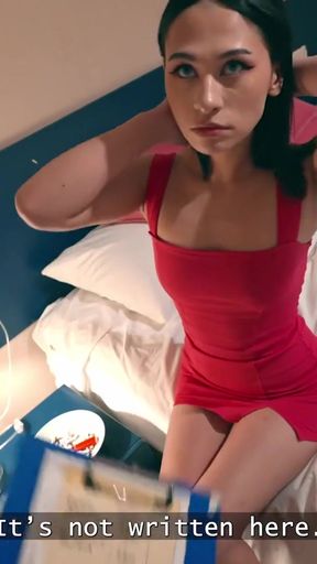 Emotional moment from &quot;DEBT4k. Natural-titted Russian tried to escape debt collector but he fucked her in anal and pussy&quot;