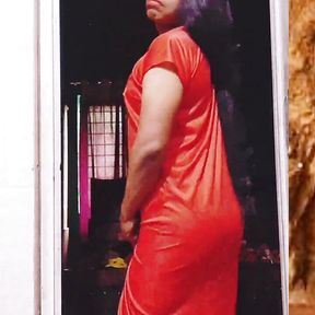 Sissy crossdresser sonu in night dress hot cd sonu