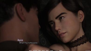 Westview Academy Brunette Blowjob Gushing Choked Orgasm Cartoon Playthrough