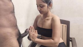 Indian desi college girl in privet room