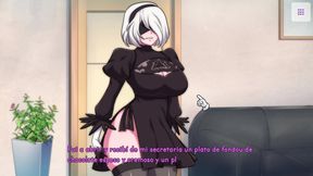 Waifu Hub Season 1 - Fucking Nier Automata&#039;s Fat Ass - Full Gameplay +4K