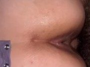 se deja meter juguete en el culo le hago doble penetración