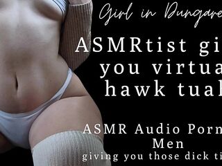 Erotic Audio porn for chaps - ASMRtist gives u virtual hawk tuah - Giving u these knob tingles