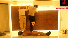 MASSAGE PARLOUR: DOUBLE COCK N BALLS TRAMPLE 7