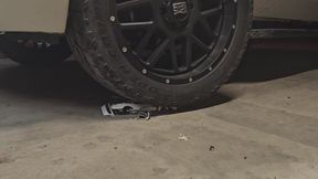 Chrissys suburban vs mustang runover