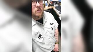 Nearly caught jacking off at work