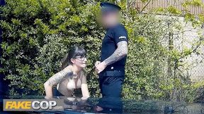 Policeman Fucks A Geek And Spunks Over Her Glasses - Monty Cash And Adreena Winters