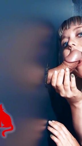 Tiny MILF blowjob dick and oral creampie