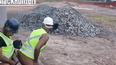 Watch these workers go wild and share their homemade lesbian fun in public