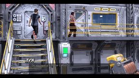Stranded in Space - Flirting with a Half Robot Girl
