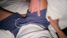 JOI - Hetero Vergon Tries to Put It in and Ends up Cumming on My Abs