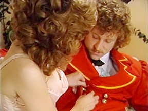 Lois Ayres, Melanie Scott, Herschel Savage in classic xxx scene