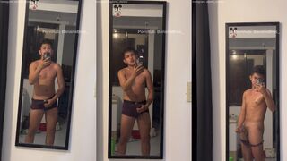 Nagi Official Account gives hot jerk off instructions to Jakol after gym workout