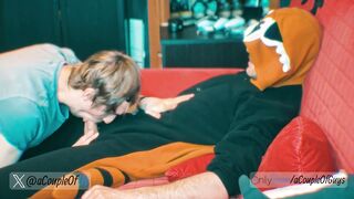 I Gargle my Acquaintance while he is Chilling in his Tanooki Jammies