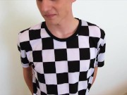CZECH HUNTER 487 -  Hot Blonde Twink Takes On A Dick With Pleasure