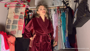 Chastity Cuck Hubby Picks Dress for Date w BULL