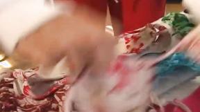 ”Lexy gets undressed in cock tease action”