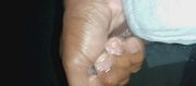 Risky outdoor masturbation