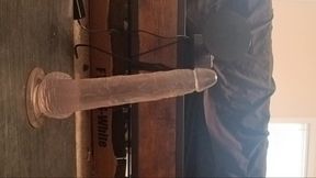 me taking 11.5 in dildo