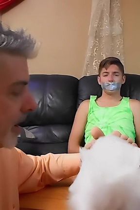 Professor Tickling Bound Twink Feet