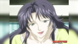 Hentai Pros - Masaru Gets Hard Watching his Wife mastubating & she Offers to Jack him off