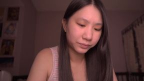 Dominant MILF Deborah punishes cute Asian girl with ASMR storytelling