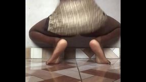 Hot horny girl titty tease