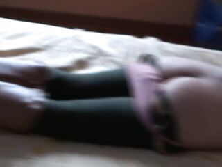 STRIPS, MASTURBATES INTENSELY DURING THE TIME THAT I HAND OFF MY