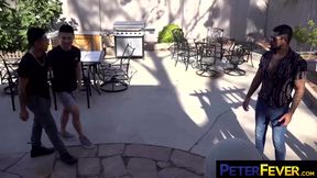 PETERFEVER Bottom Gay Hans Raw Rough Riding The Huge Brown Dick