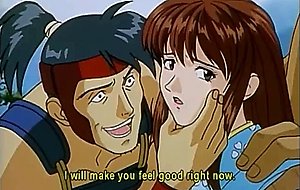 Japanese hentai slammed standing oralsex