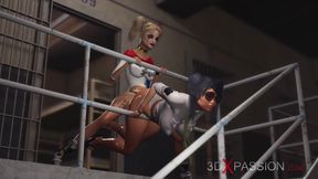 Charming Harley Quinn's young (18+) scene