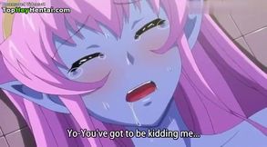 Hentai pretty girl with huge boobs gets creampie