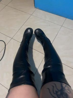 Takin off my boots