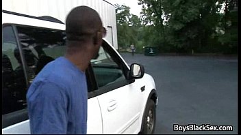 Blacks On Boys - Interracial Hardcore Gay Fuck Video 21