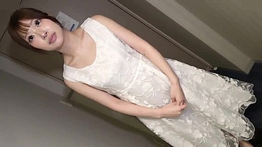 Japanese blonde beauty. Slender tall amateur blowjob and creampie sex. Uncensored, Asian, hentai