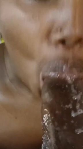 Ebony Girl Did Your Stepmother Not Tell You Not To Dirty Talk While You Suck a Guy Big Black Cock Cum Slut Bitch&hellip;   Clip 1