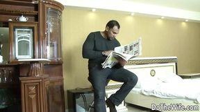Cathy Inez Has Her Holes Ruined Before Feeding Husband BBC Creampie