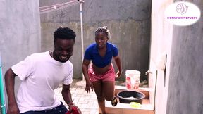 african maid running after big cock- a must watch!