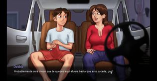 Hot Kisses In The Car With My Stepmom Alone - Summer Time Saga