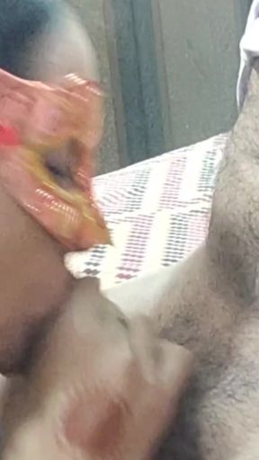 Horny Pirya Bhabhi Enjoys Sucking Her Partner's Dick and Giving a Blowjob