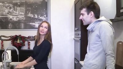 Cute Russian Cuckold Gf Takes Dick Hard Into Her Couchie While Husband Sits Idle