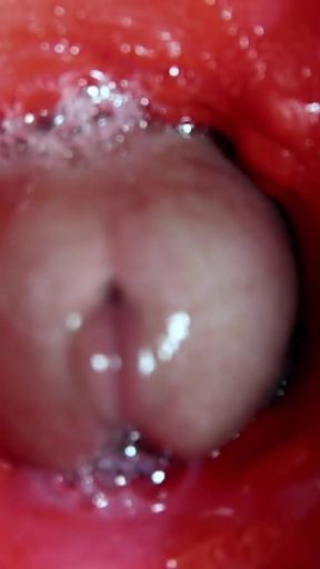 Powerful moment from "The most beautiful internal orgasm close-up! ASMR big cumshot!"
